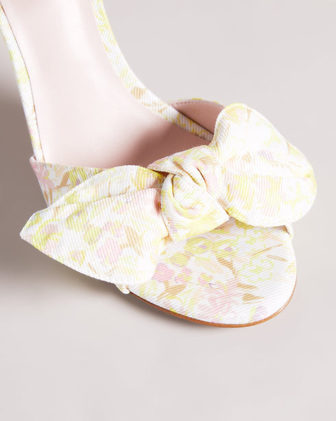 <P>Hy Magnolia Bow 90Mm Heeled Sandal</P>